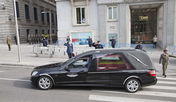 Adolfo Suárez_Coche fúnebre