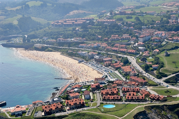 Vista aérea de Comillas