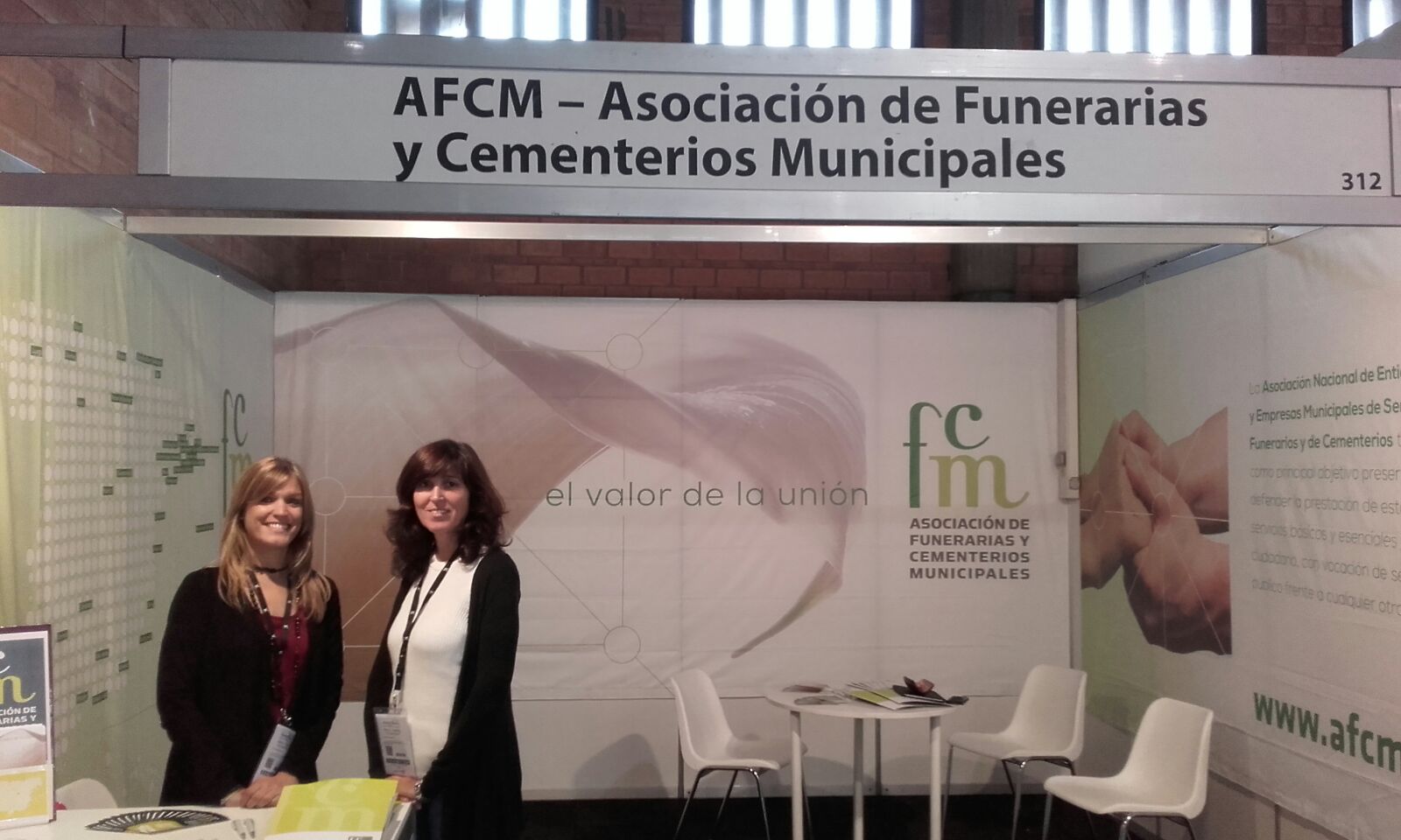 Stand de la AFCM en Municipàlia 2015