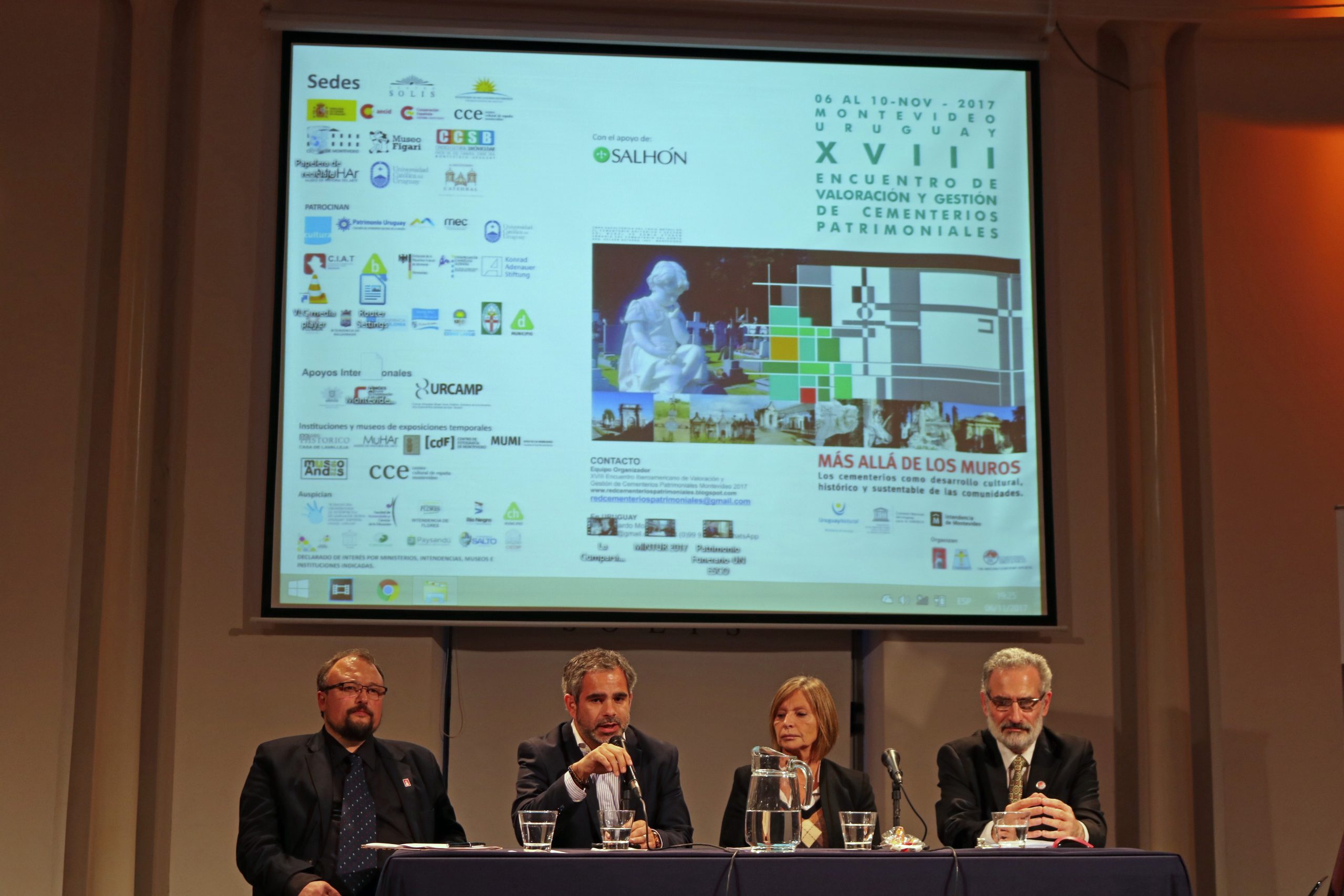 Inauguración del XVIII Encuentro Iberoamericano de Cementerios Patrimoniales. Fotografía: Francisco José Rodríguez Marín 