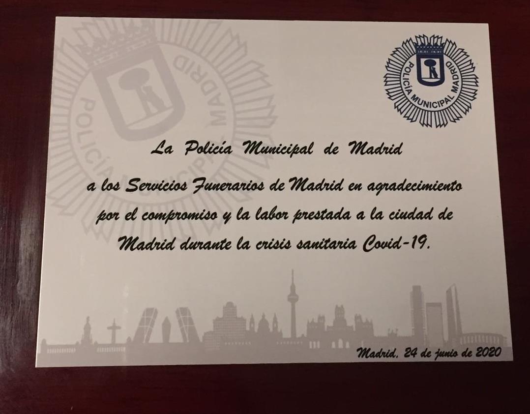 Condecoración Policia Municial SFM 3