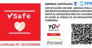 Los Tanatorios M30 y Sur renuevan el certificado como instalaciones seguras ante el SARS-CoV-2