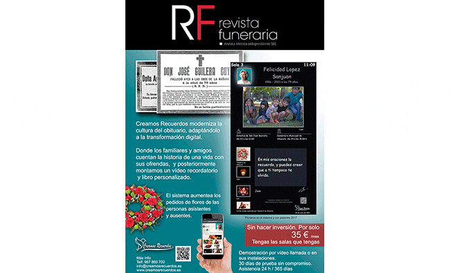 Publicado el número 161 de Revista Funeraria