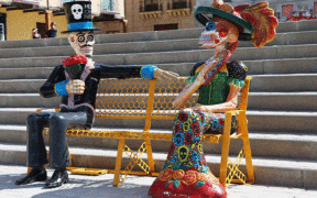 Presentación de la exposición internacional Mexicráneos en el Parque del Universo de Parla