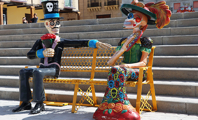 Presentación de la exposición internacional Mexicráneos en el Parque del Universo de Parla
